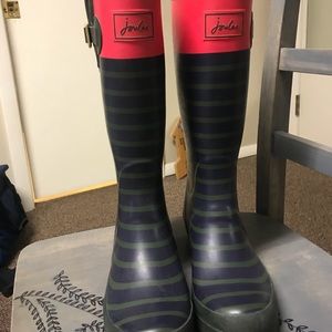 JOULES rain boots size 9